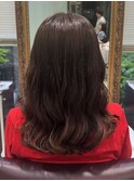 コテ巻き風パーマデジタルパーマ伸ばしかけパーマ