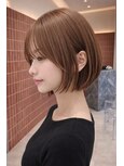 骨格補正スッキリショート6/髪質改善/縮毛矯正/ボブ/レイヤー