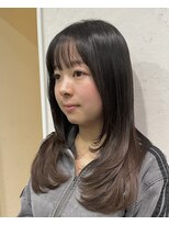 ニーフ 恵比寿(neaf)&nbsp;髪質改善　ストレート　ワンカール　トリートメント　前髪