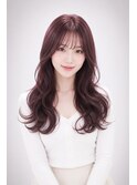三好市美容室 韓国風レイヤー×ラベンダーグレージュ