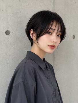 ゲイン(Gain) ショートカット×白髪ぼかし、ハイライト×縮毛矯正×髪質改善
