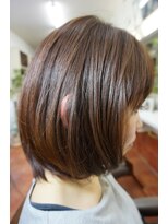 ヘアーアンドメイク フラット ヒルズ(Hair&Make FLAT HILLS) ミディアム・レングス・ボブスタイル