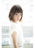 【salon de MiLK原宿】耳かけナチュラルショートボブ