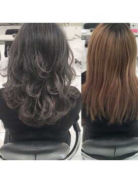 アライブ ハラジュク(ALIVE harajuku) 【ALIVE原宿】完全赤み消し★暗髪ラベンダーグレージュ★