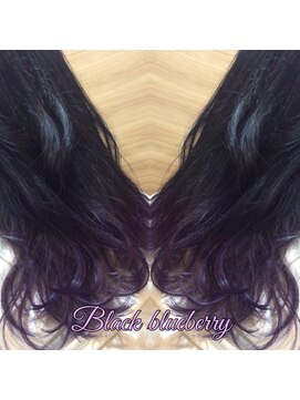 ヘアーメイク トレコローリ(hair make trecolori) 【trecolori津田沼】ブラックブルーベリー