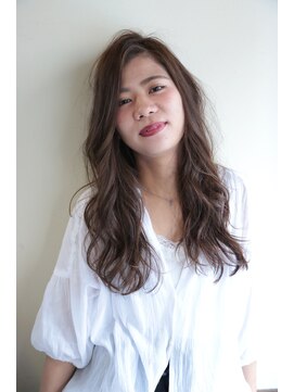 シーバイシー(CxC) 〈CxC〉ロング/ココアブラウン/フリンジウェーブ