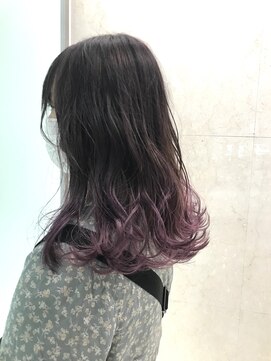 クロエ バイ ラヴィズム(CLOE by LUVISM) グラデーションラベンダーカラー