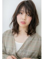 カバーヘア ブリス 大宮西口(COVER HAIR bliss) グラマラスな暖色系カラーxくせ毛風カールの抜け感セミディY大宮