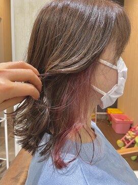 アプシー 三木店(Apsee) イヤリングカラー×ピンクベージュ