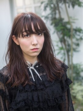 美容室 フラワー 平井店(flower) うざバング×無造作ウェーブ【平井】