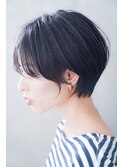黒髪スッキリショート