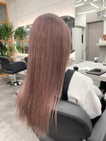 エイト 立川店(EIGHT)&nbsp;☆スーパーロング×ピンクグレーベージュ☆