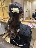 プラム 銀座店(plum ginza)&nbsp;【大畑】ロング×ハーフアップ