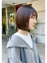 サロンドミルク 新百合ヶ丘店(salon de MiLK)&nbsp;ライン感のあるパツッとbob
