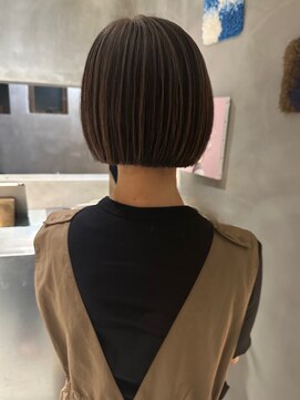 ハウ 心斎橋(how) ミニボブ/ショート/ショートヘア/前下がりボブ/ぱつっとボブ