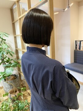 スムーク(smuk) 【smuk/スムーク】切りっぱなしボブ/ミニボブ/透明感カラー