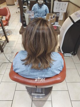 ネオリーブチノ 登戸店(Neolive cino) 【白髪ぼかし】シークレットハイライト