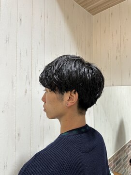 ソワン ドゥ ブレス 立花店(soin de brace) メンズワンカールパーマ/メンズマッシュ/メンズパーマ