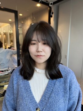 インデックスヘアー 錦糸町店(in'dex hair) 髪質改善グレージュカラーカーキベージュレイヤーロング錦糸町