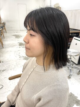 エンドリンク(endlink) インナーカラー×外ハネスタイル