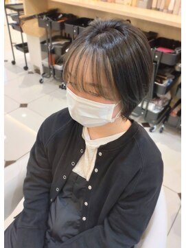 アミカル(amicale) 【amicale】フェイスフレーミング 黒髪ショートヘア 韓国ヘア