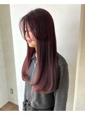 暖色系インナーカラー