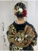 成人式ヘアセット成人式着付振袖ヘア成人式前撮りヘアアレンジ
