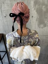 エイミー 伏見店(aemii)&nbsp;ショートヘアのアップと浴衣