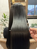 ベレッタ 枚方店(veretta.)&nbsp;感動ストレート　担当　小林/縮毛矯正/黒髪ロング/ツヤ髪/透明感