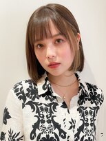 マイラ 銀座(myla)&nbsp;小顔似合わせカットメルティカラーひし形フェミニンロング着物