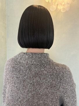 ジェムバイアルテフィーチェ(gem by artefice) ブルーブラック×ボブ