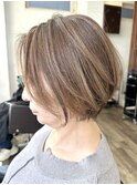 40代50代60代白髪ぼかしハイライトグレイカラー脱白髪染め