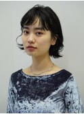 #ニュアンスパーマ・ボブ・コスメパーマ・くせ毛活かし