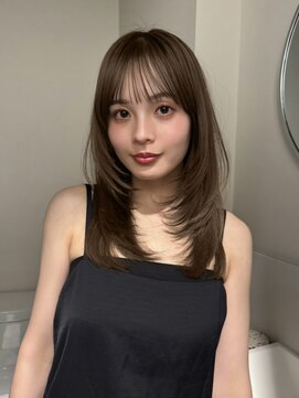 フィルムス 渋谷(FILMS) イメチェン/外ハネボブ/美髪/ワイドバング/ブルーブラック/前髪