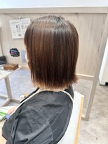 クルム(KURUMU)&nbsp;縮毛矯正×切りっぱなしボブ