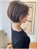 ナチュラルショートボブ[20代/30代/40代/ショート/ボブ]