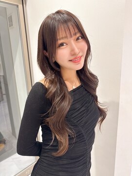 【MONA】チョコレートブラウン/艶カラー/ロングヘア