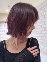 トルネード(TORNADO) レイヤーボブ ワインレッドカラー 秋冬カラーM20251229