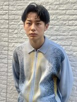 オルカ(ORCA)&nbsp;ニュアンスパーマ　メンズショート　センターパート