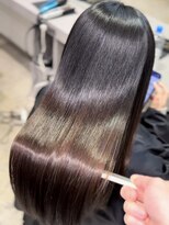 キュア 表参道(CURE) 黒髪/グレージュカラー/ココアベージュ/ヘルシーロング/表参道