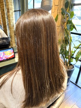 モナン(monan) ナチュラルハイライトダークアッシュグレーブラウンベージュ