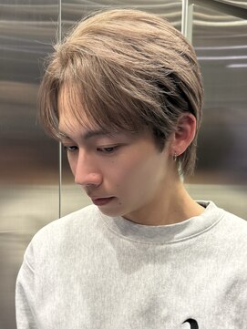 サンクマーケット 渋谷(cinq MARKET) ヘーゼルベージュミルクティーベージュアッシュベージュメンズ