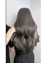 ムク 新宿(muc)&nbsp;赤み消しオリーブベージュ×韓国レイヤーカット