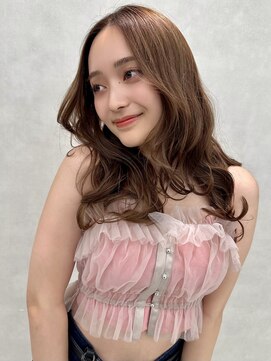 アッシュ 新杉田店(Ash) 新杉田レイヤーカット韓国ダブルカラー顔周り前髪カットボブ