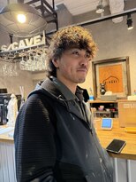 エスケイブ(S/CAVE)&nbsp;無造作パーマ×重めマッシュウルフ