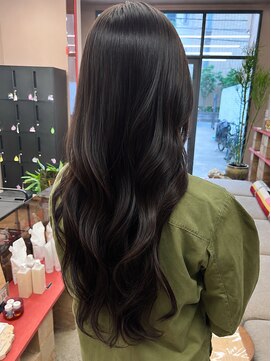 フェンヘアーアイス 中目黒(Fen.hair ici) 大人可愛い透明感グレージュ×ブリーチなしカラーレイヤー