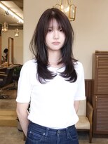 Idk 韓国風ニュアンスレイヤー/38mmコテ使用
