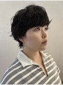 ショートパーマ/ショートレイヤー/ニュアンスパーマ/マレット