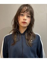 ブラウヘアアンドケア(care)&nbsp;顔周りレイヤー×ナチュラルブラウン