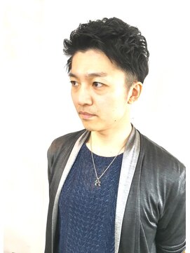 ヘアスタジオ クリブ(HAIR STUDIO CRIB) ツーブロックパーマスタイル【crib上野】
